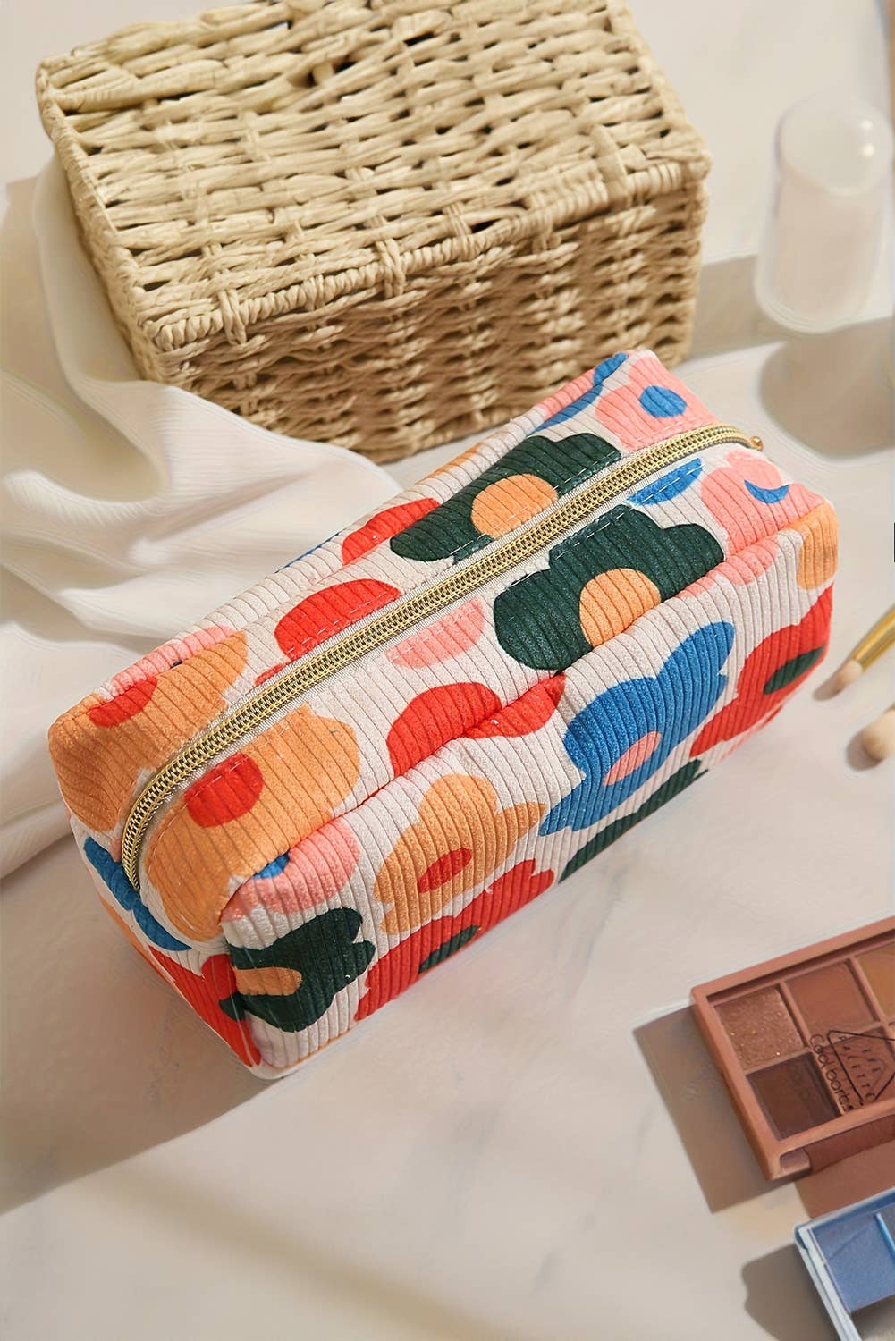 Flower Cosmetic Bag