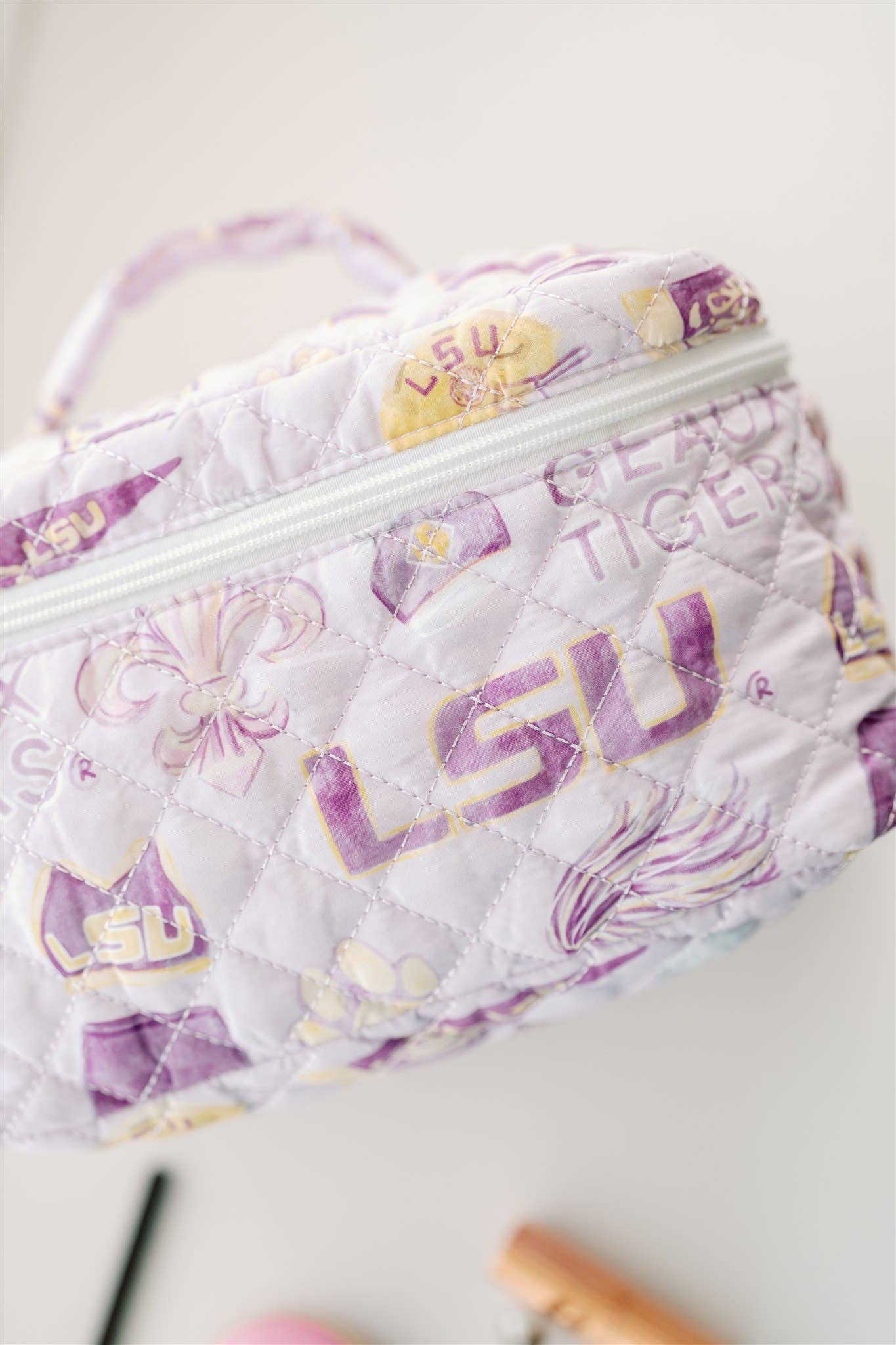 LSU Make Up Toiletry Bag, Collegiate