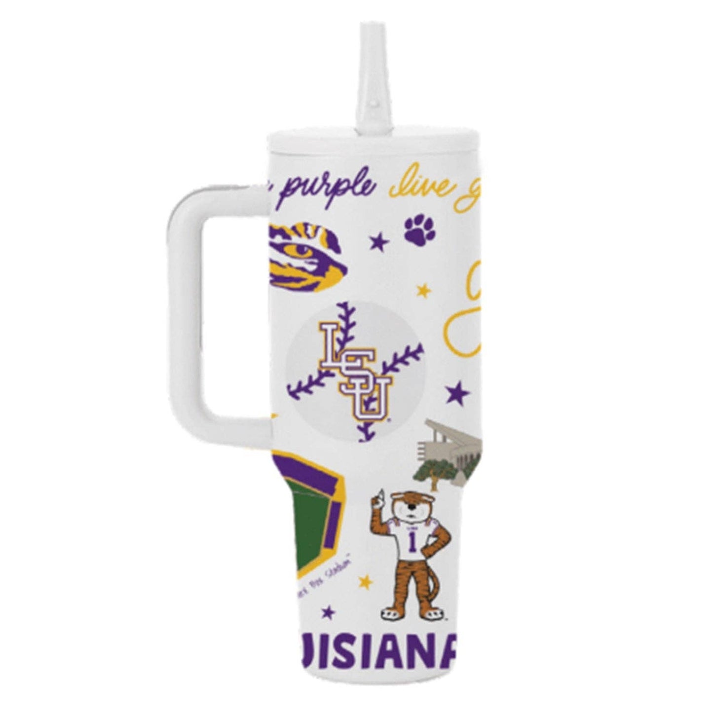 To Go Tumbler 30oz LSU Tigers