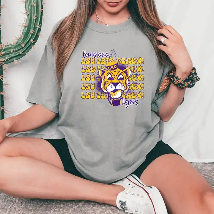 Louisiana Tigers LSU Let's Geaux T'Shirt