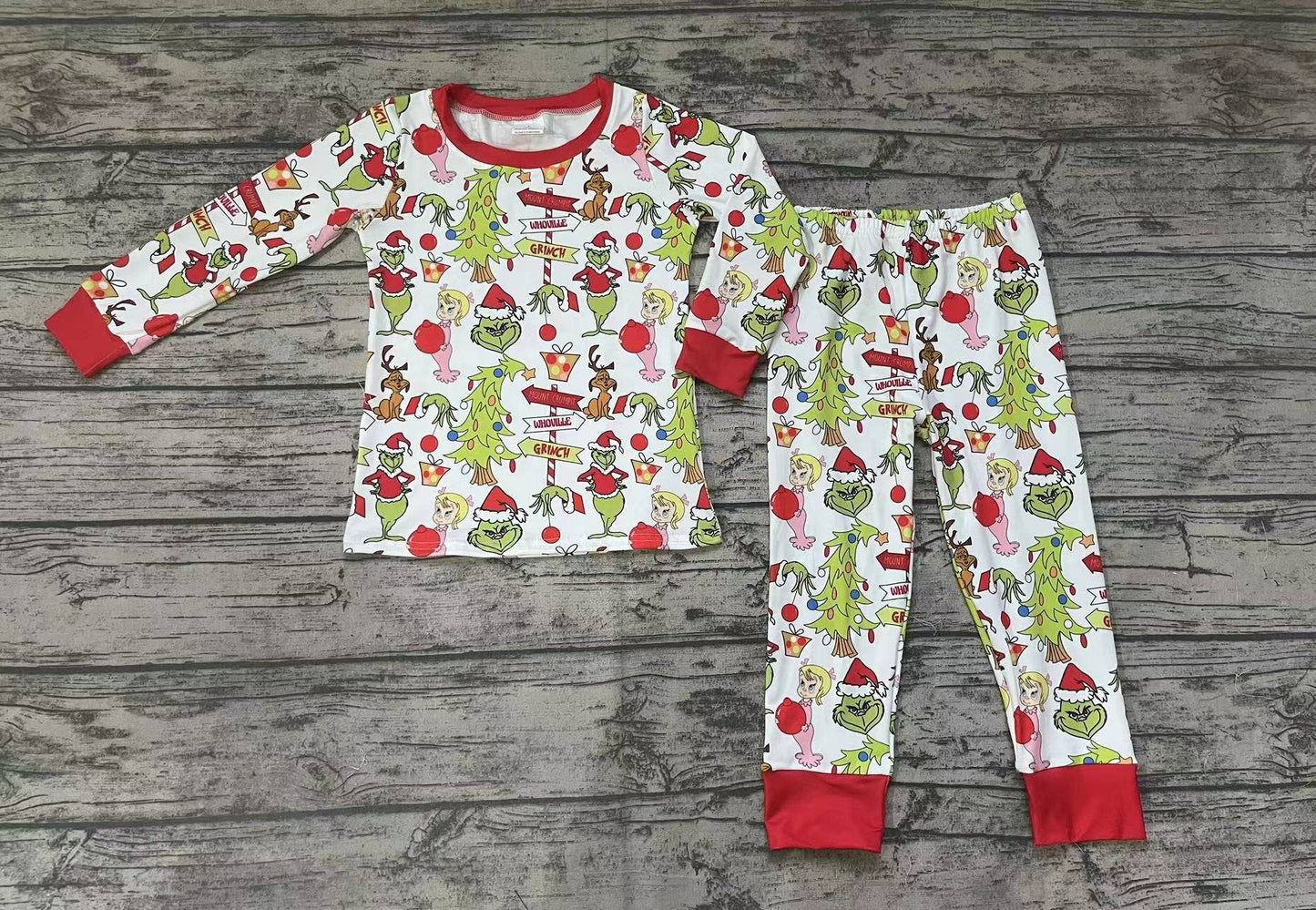 Baby Boys Christmas Frog Pants Clothing Sets