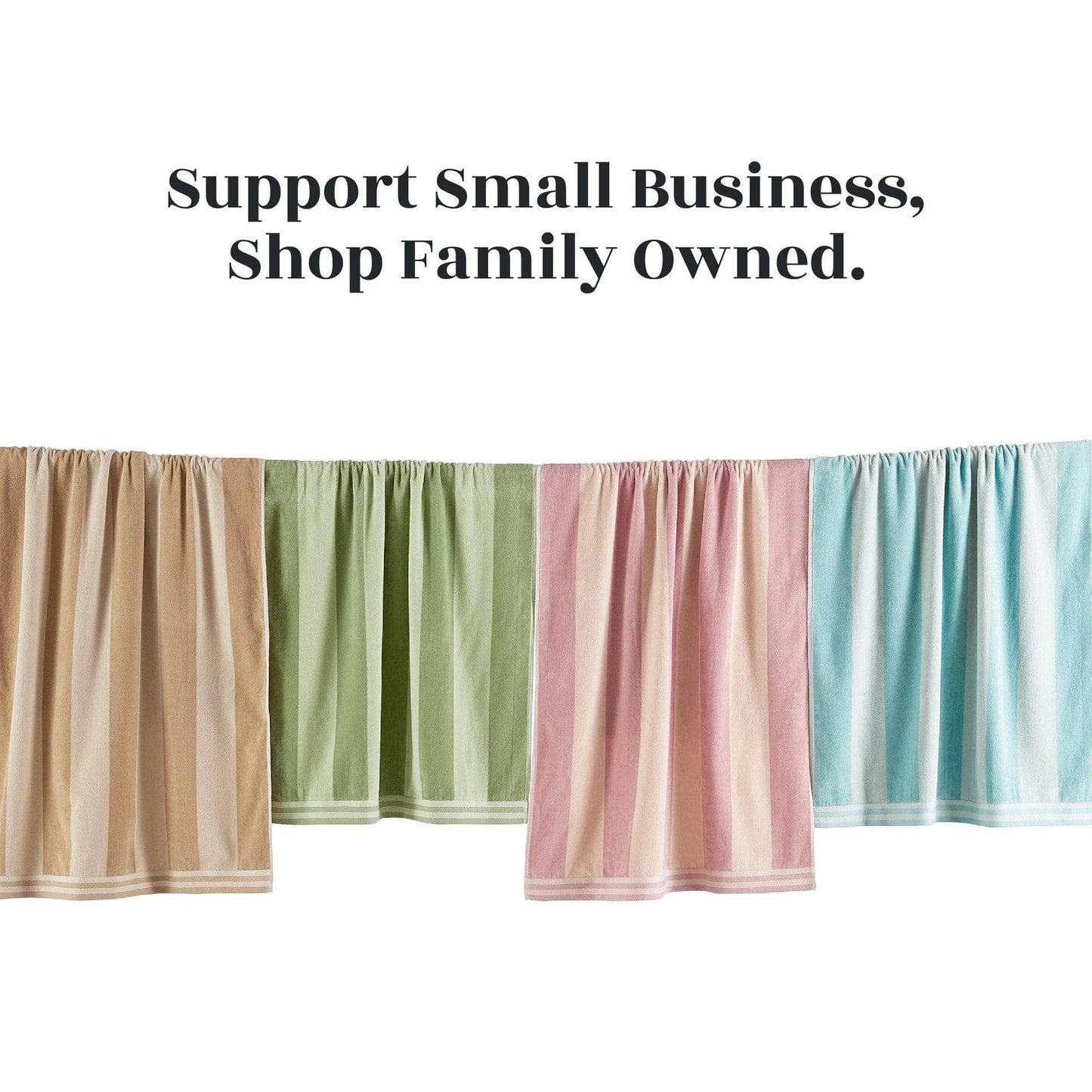 Striped Cotton Cabana Beach Towel - Edgartown Collection