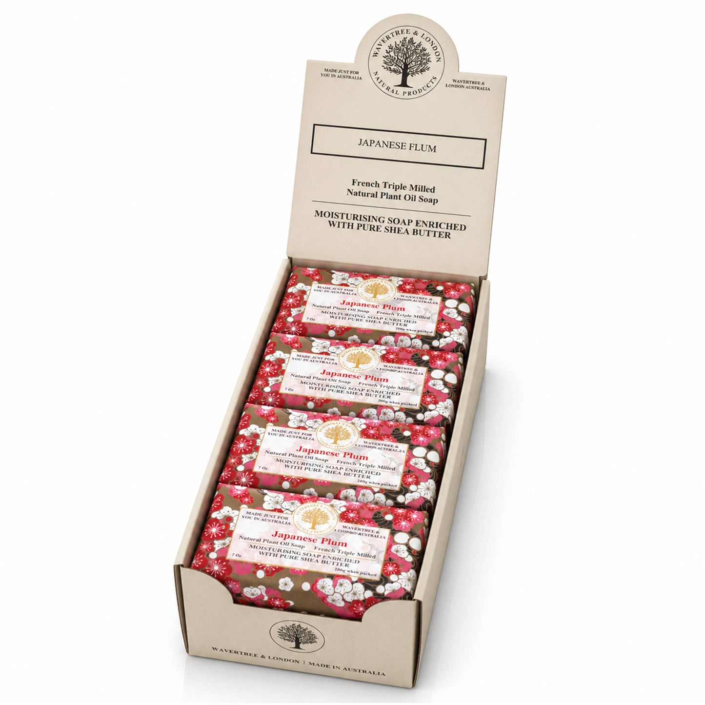 Wavertree & London Japanese Plum Luxury Soap Bars