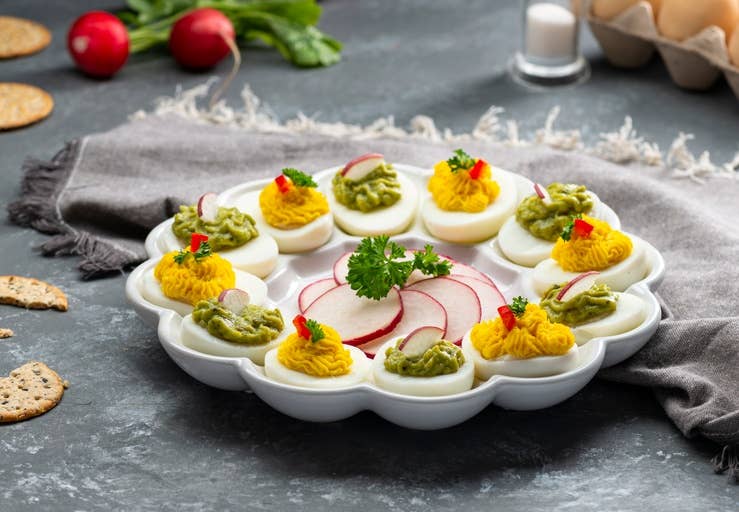 Kook Ceramic Round Egg Tray