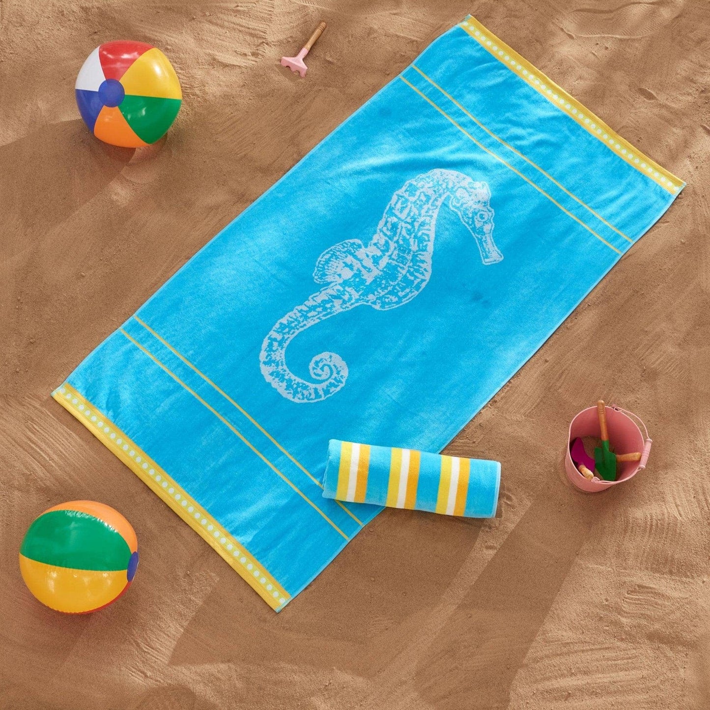 100% Cotton Jacquard Beach Towels | Playa Collection
