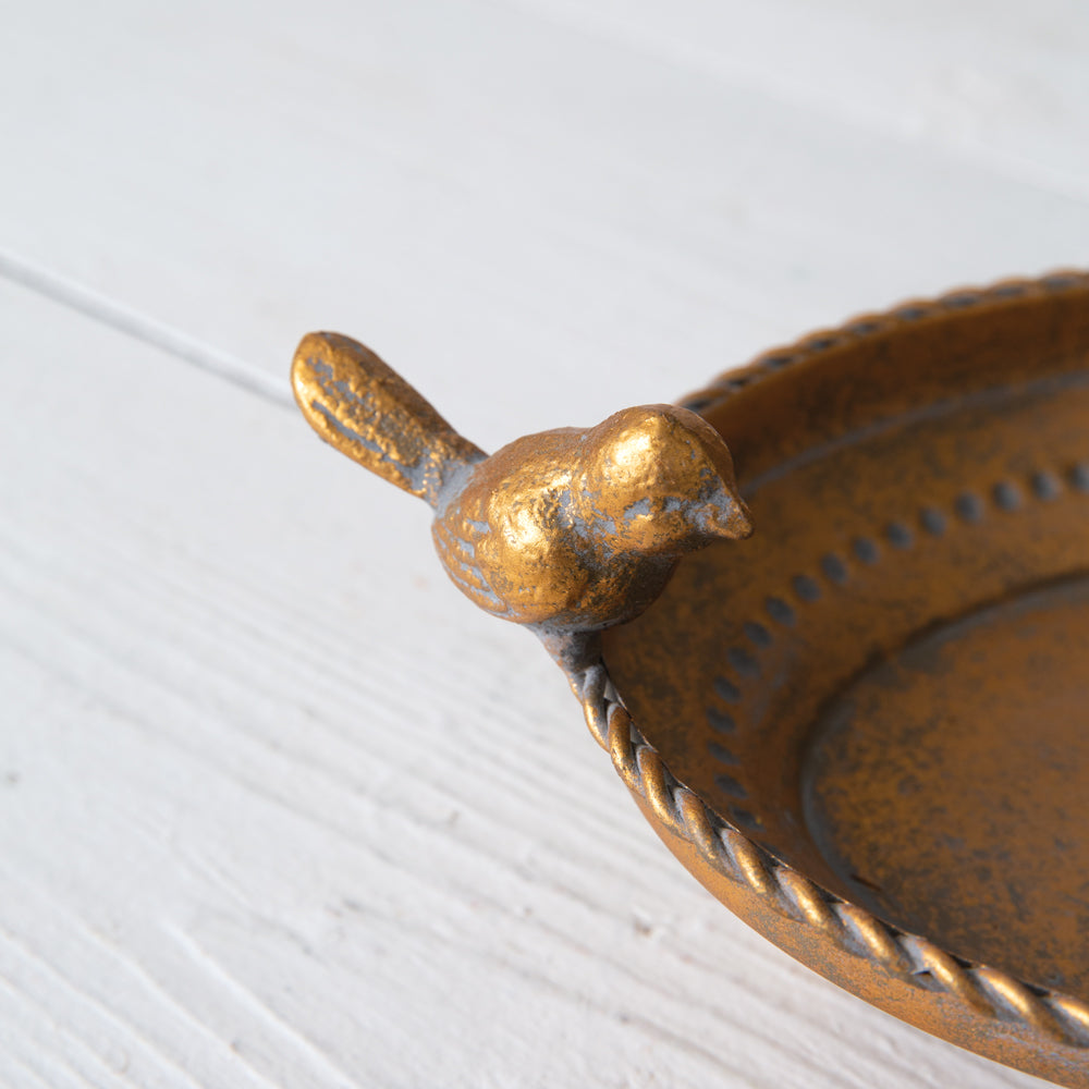 Gold Bird Trinket Dish