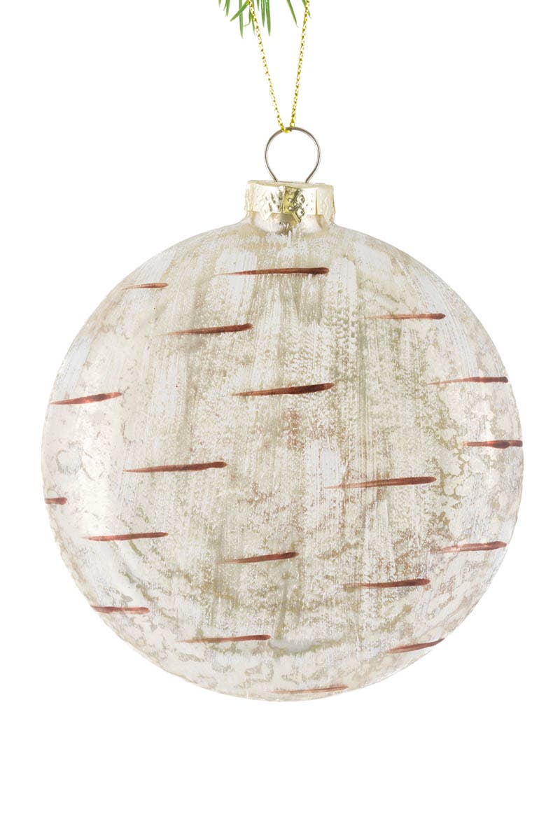 Red/Birch Bark Cardinal Ornament