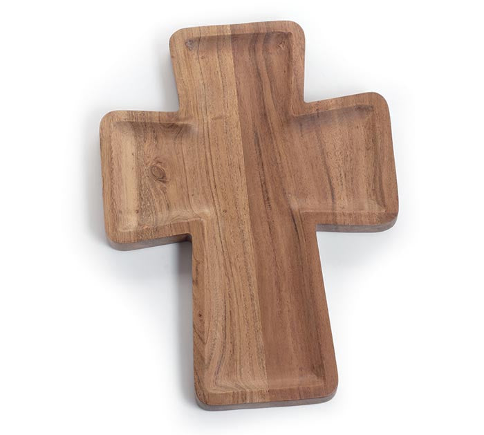 Arcadia Wood Cross Tray / Wall Hanging