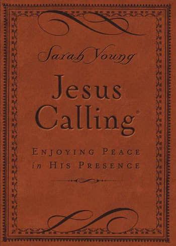 Jesus Calling - Brown, Leather 365 Devotional