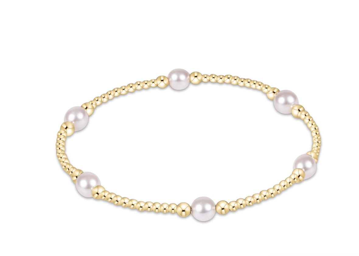 Enewton purpose pearl 5mm bracelet
