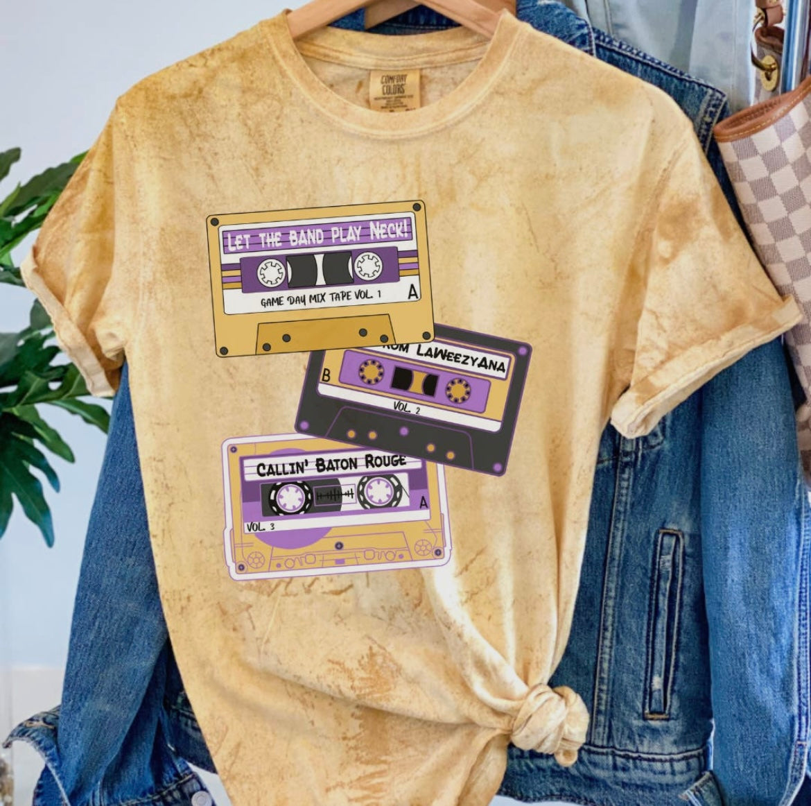 Let The Band Play Neck Game-Day Tee