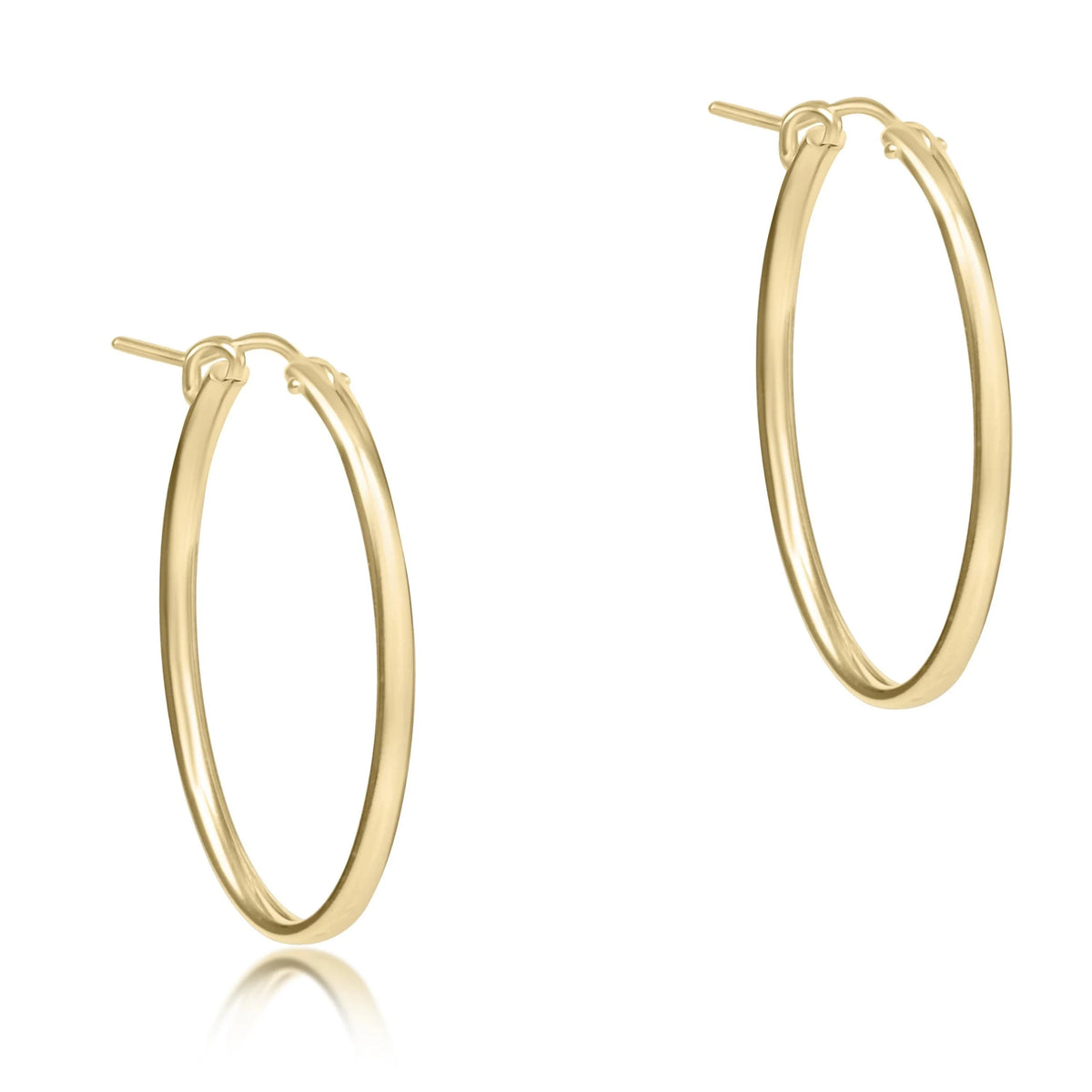 Enewton Oval Gold 1” Hoop