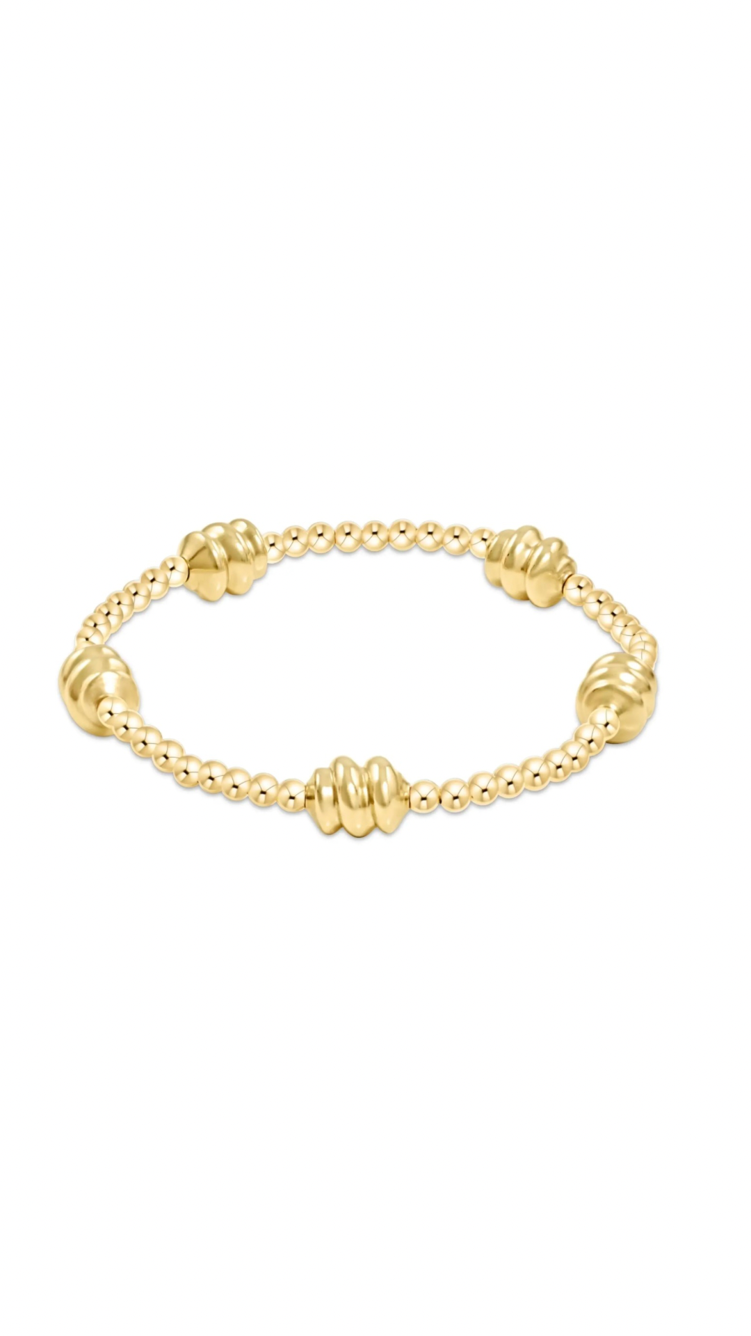 Enewton Admire Gold 3mm Bead Bracelet - Gold