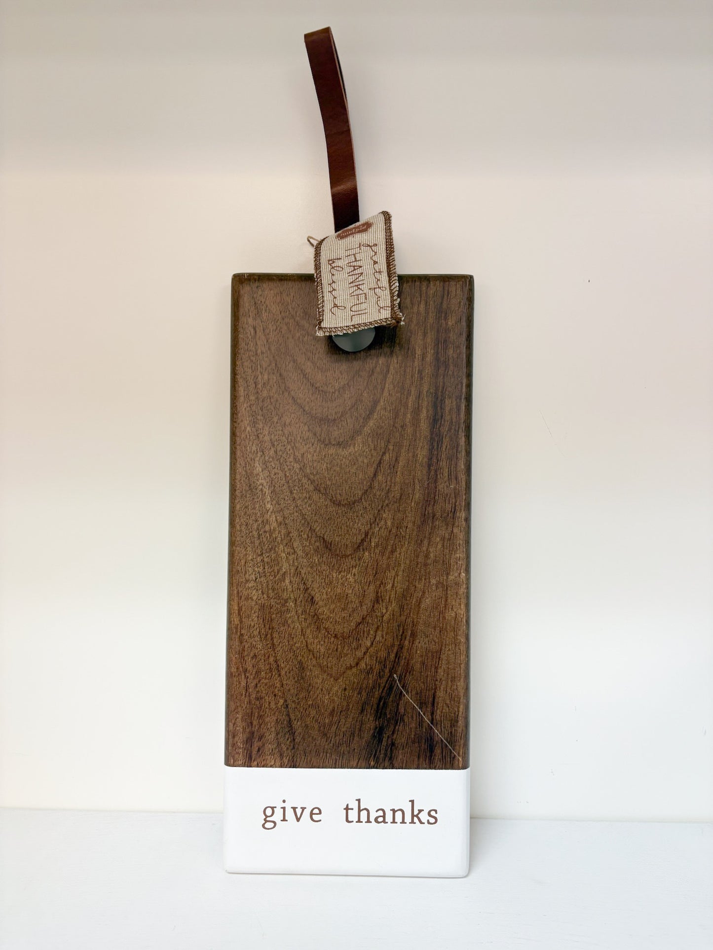 Give Thanks Wood Board