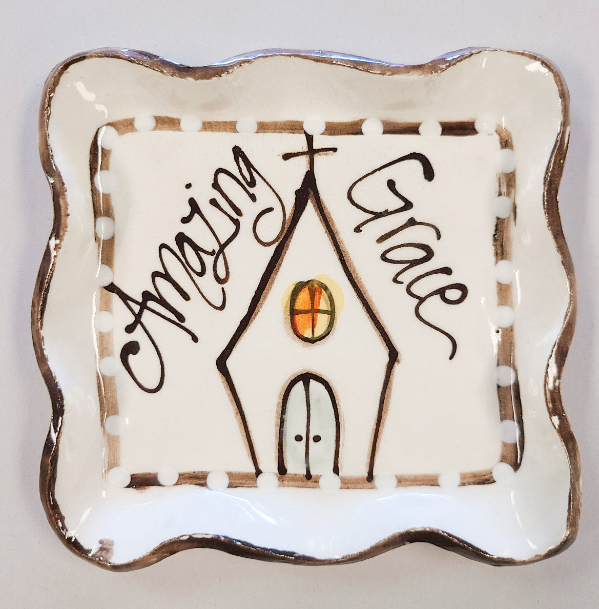Candle Plate (AW Church Amazing Grace)