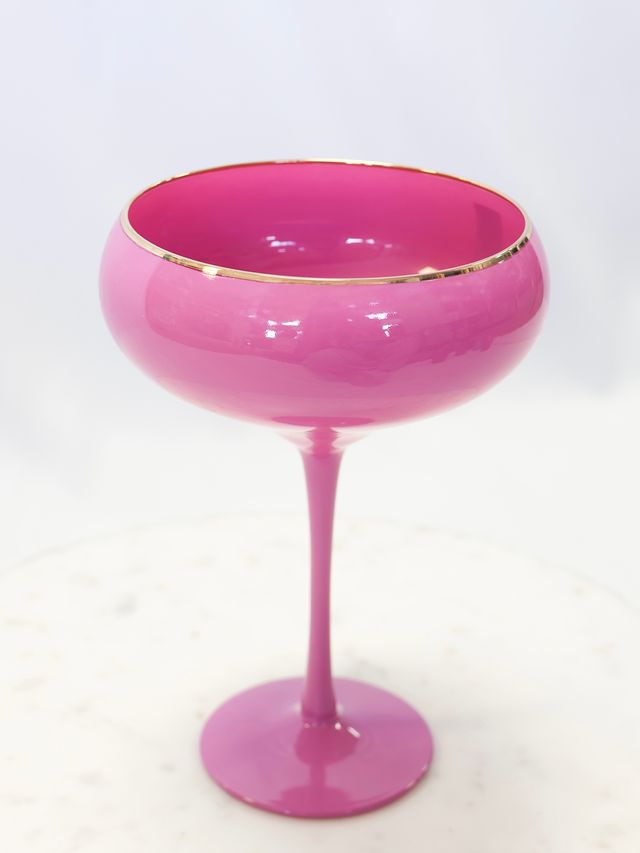 Sugar Plum Coupe Glasses