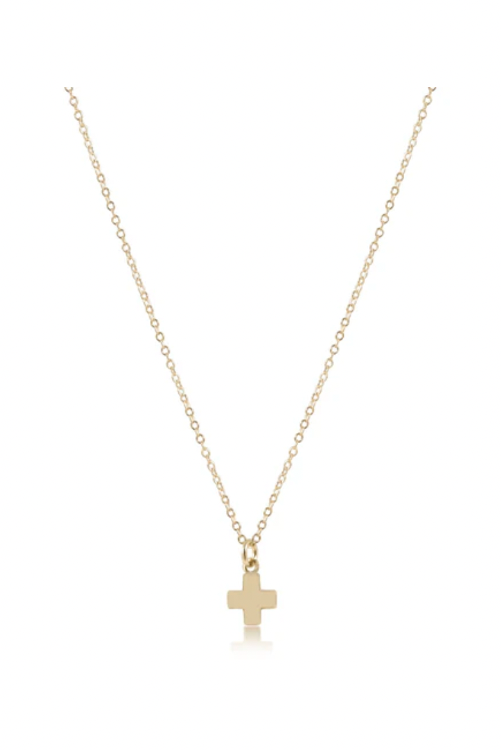 Enewton 16" Necklace Gold - Signature Cross Small Gold