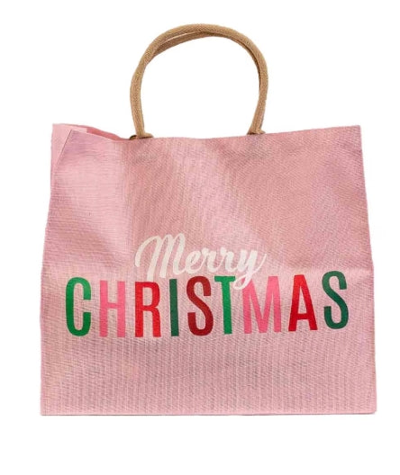 Merry Christmas Candy Carryall Tote