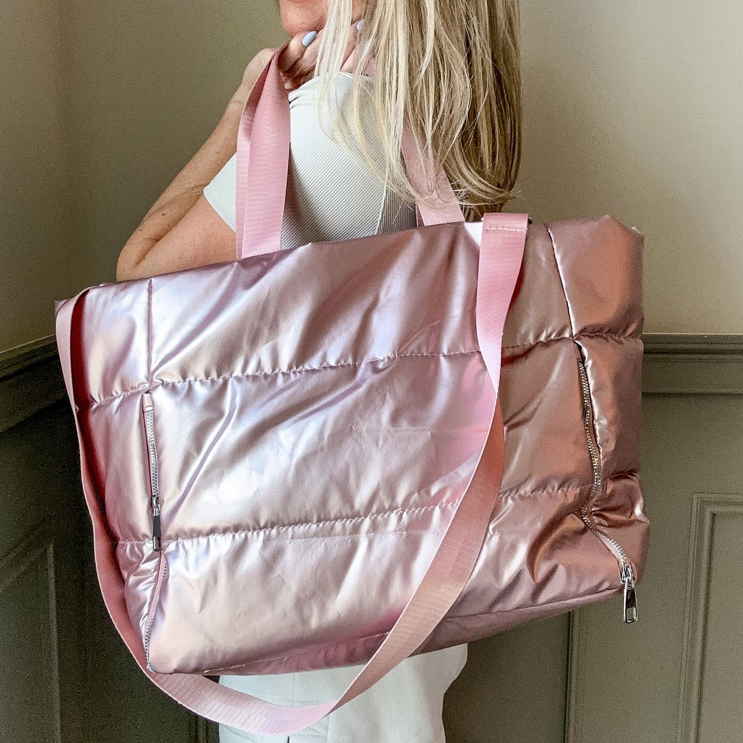 Wet/Dry Puffer Weekender Bag