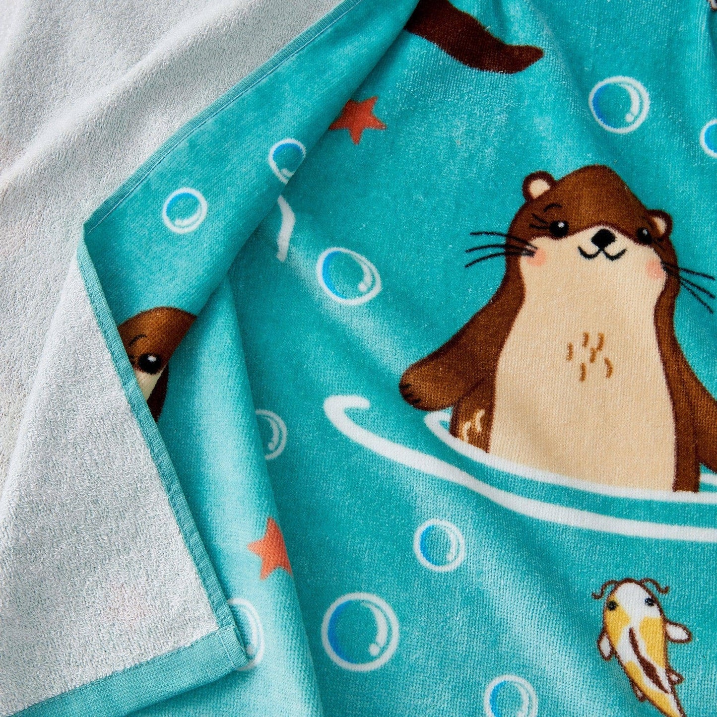 Kids Vibrant Printed Quick Dry Beach Towels