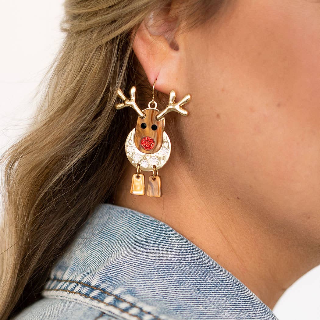 Shine Like Rudolph Earrings