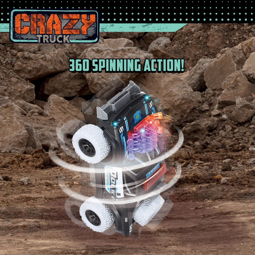 Crazy Trucks Police Cars W/ Light & Sounds