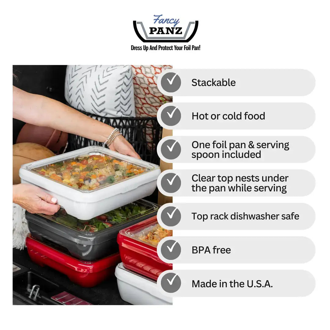 Fancy Panz Premium Set - Pan Frame w/Lid & Gel Pack - Platinum