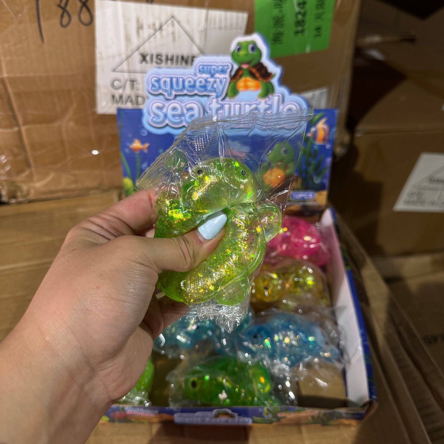 Sugar Squeeze Glitter Sea Turtle | A020