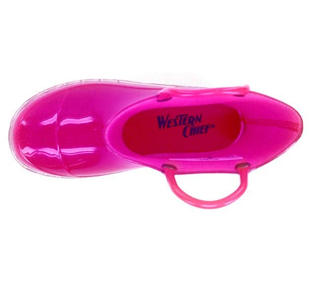 Kids Lighted Solid Rain Boots - Pink