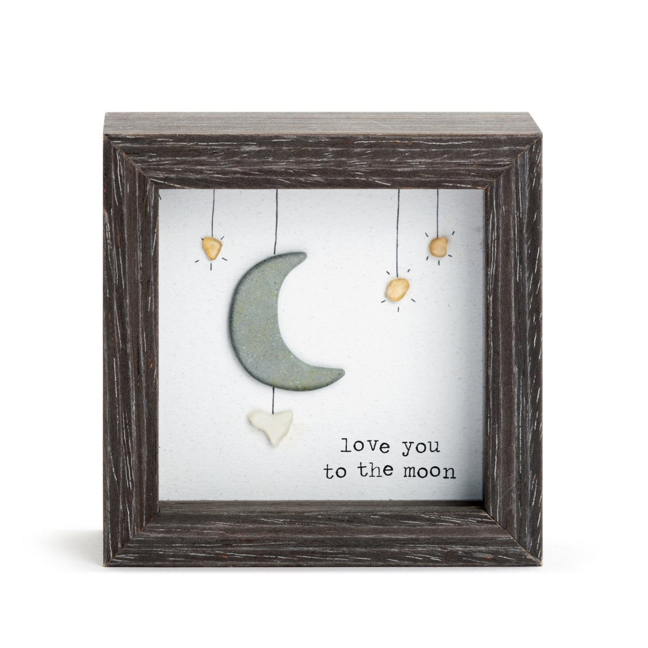 I Love You to the Moon + Back Shadow Box