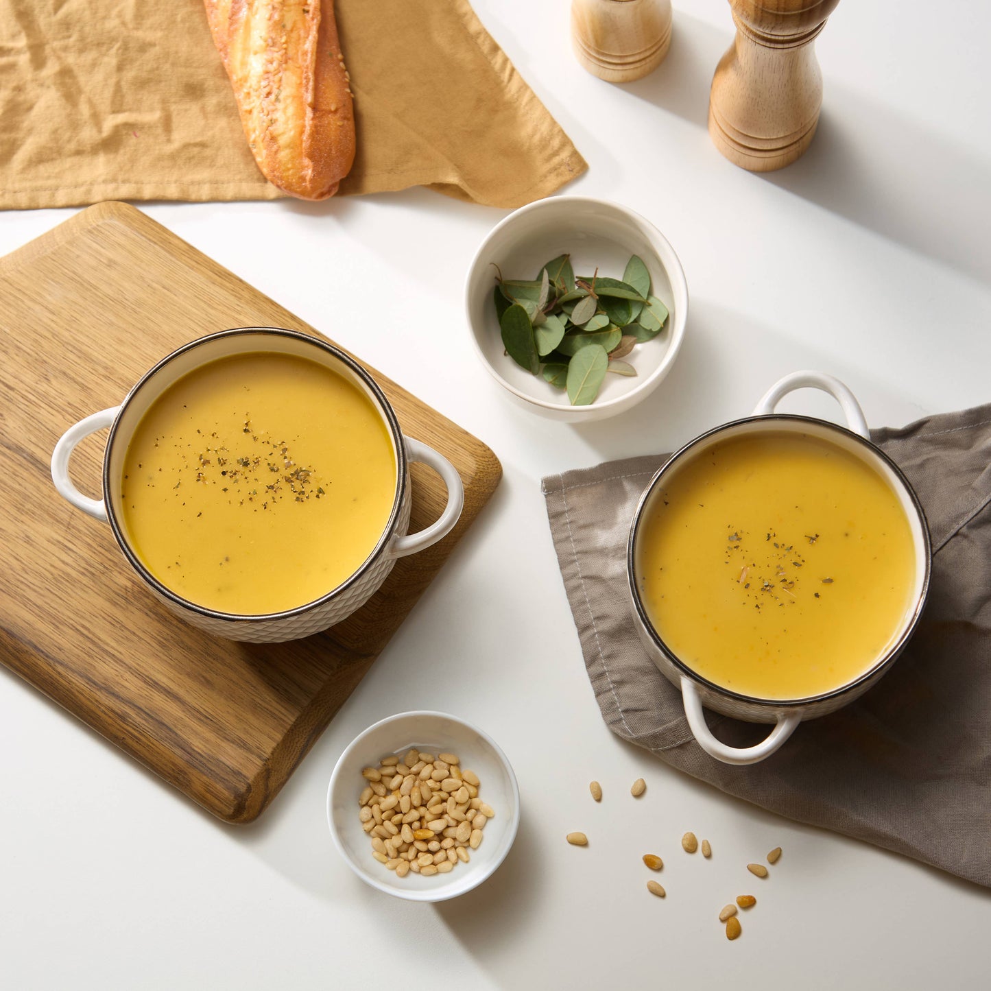 Kook Ceramic Soup Bowl with Handles, 26.5 oz