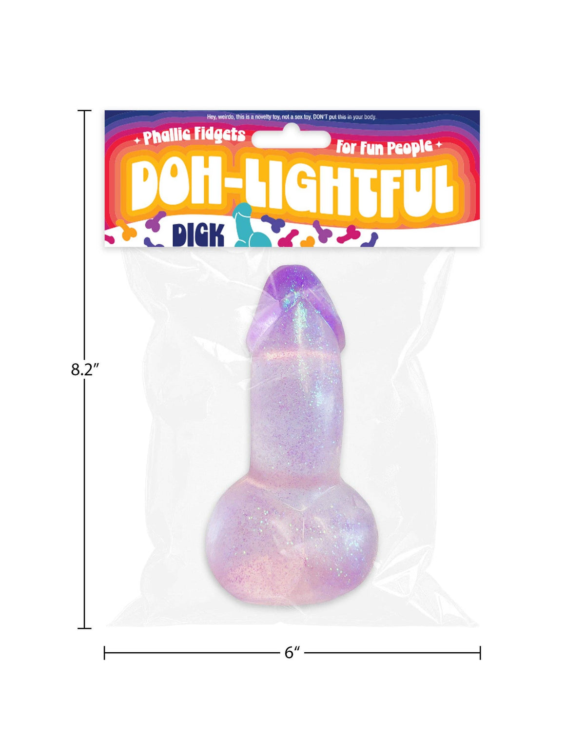 Doh-lightful Phallic Fidgets for Fun People (Purple)