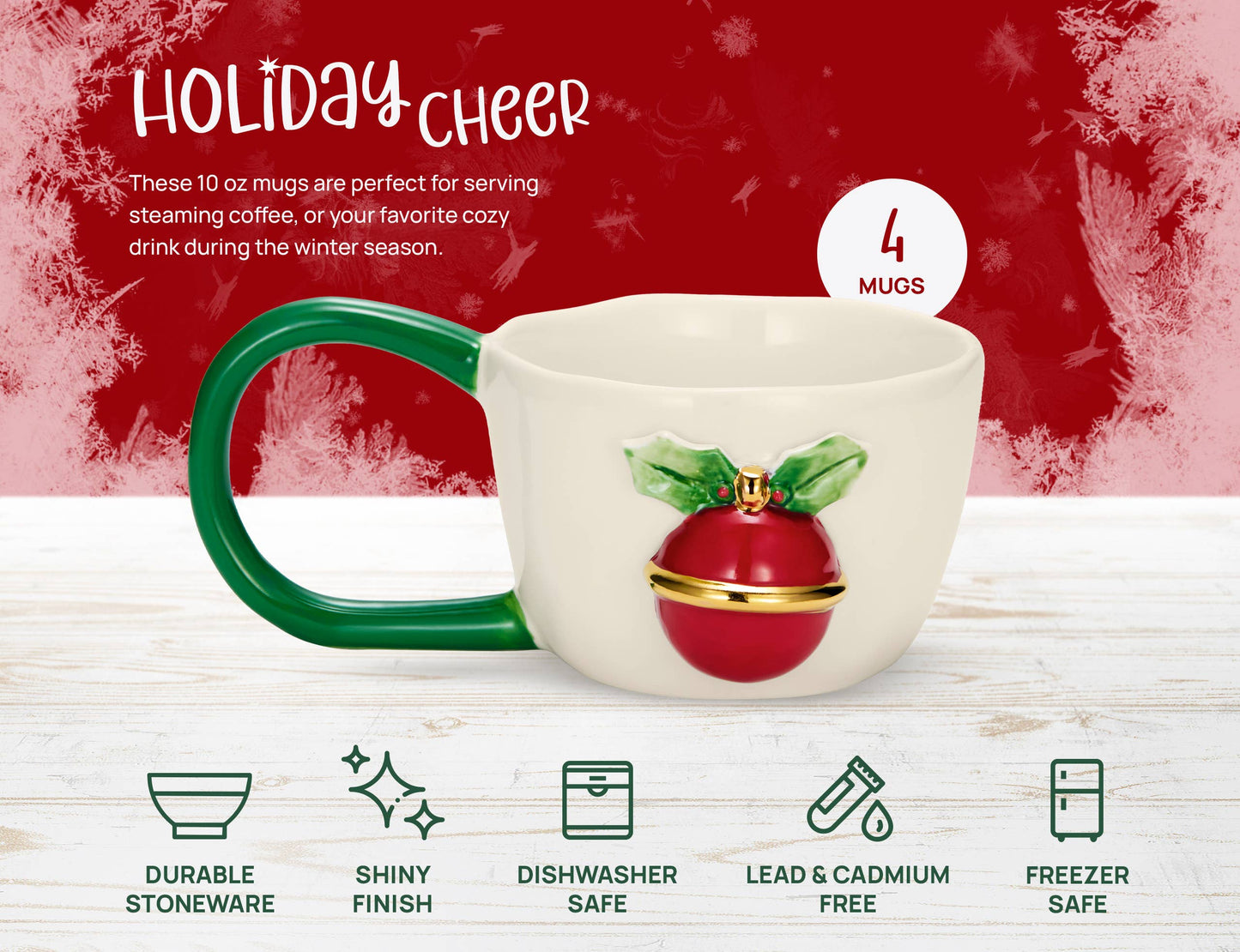 Kook Christmas Mugs Assorted