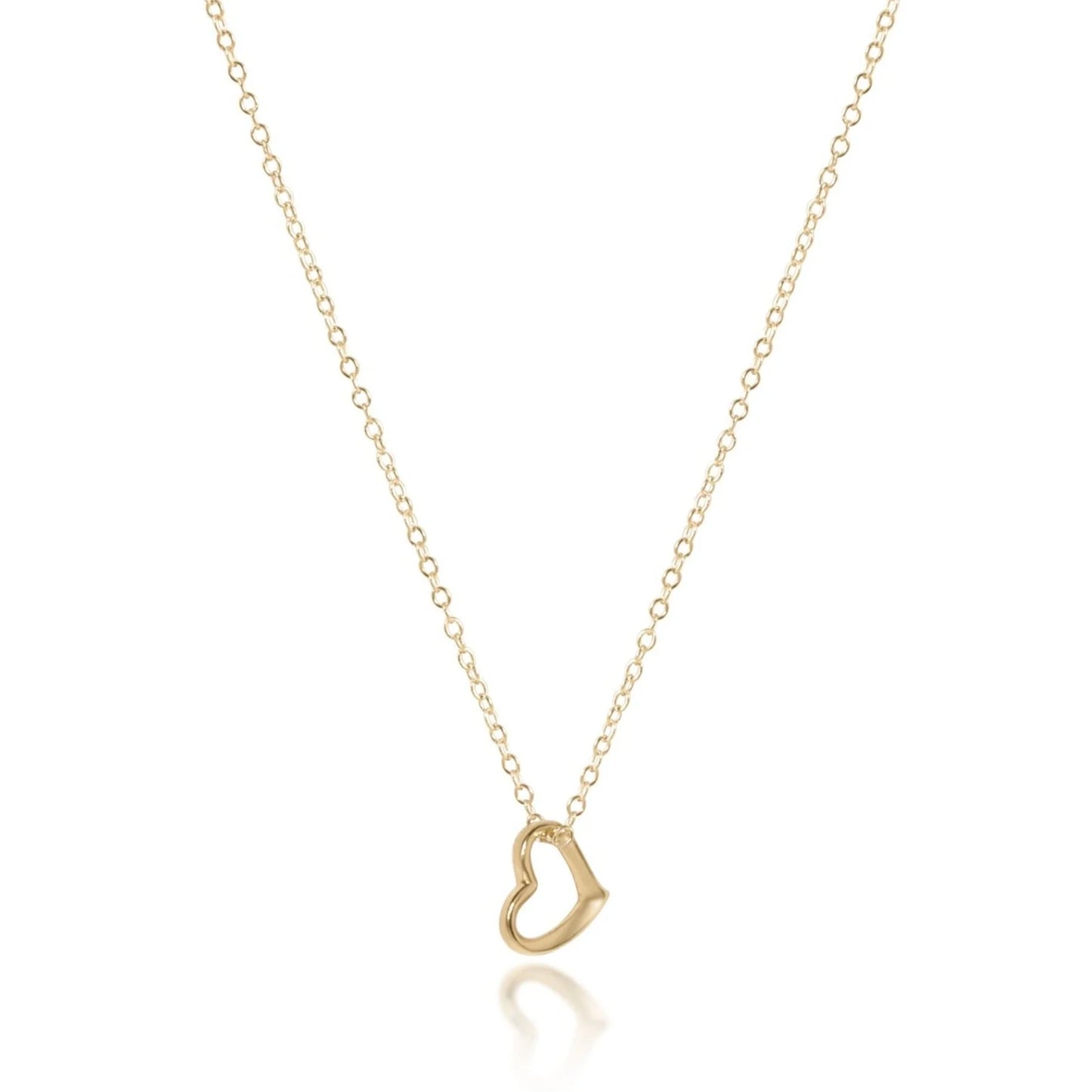 Enewton 16" Necklace Gold - Love Small Gold Charm