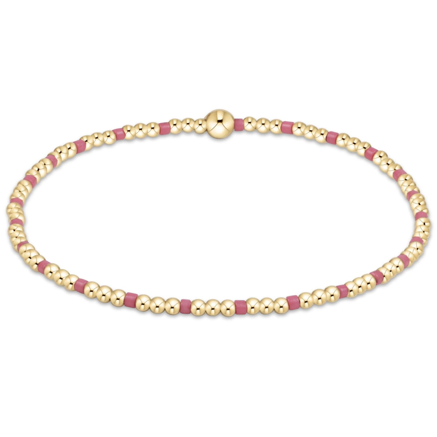 Egirl Hope Sincerity Pattern 2mm Bead Bracelet