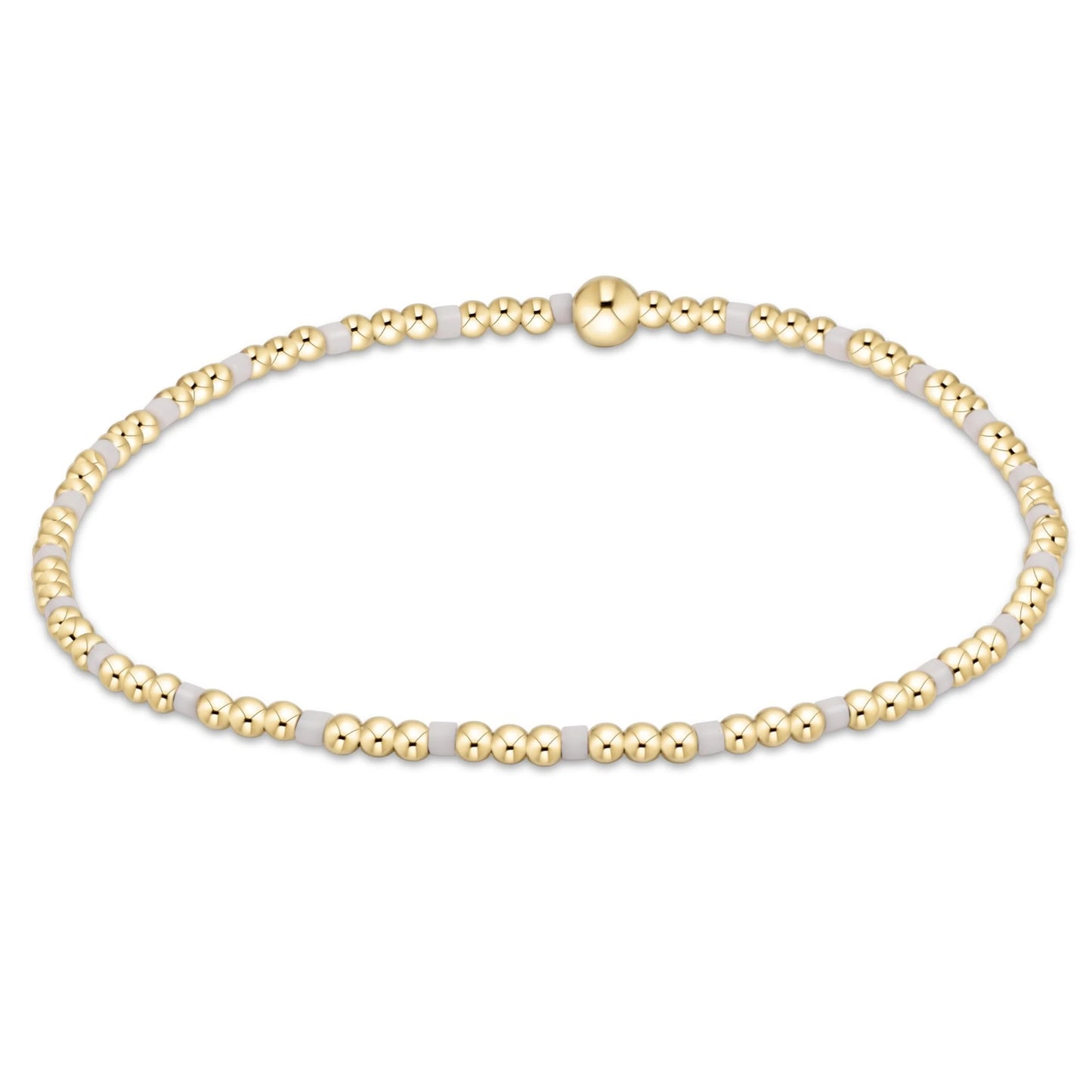 Egirl Hope Sincerity Pattern 2mm Bead Bracelet