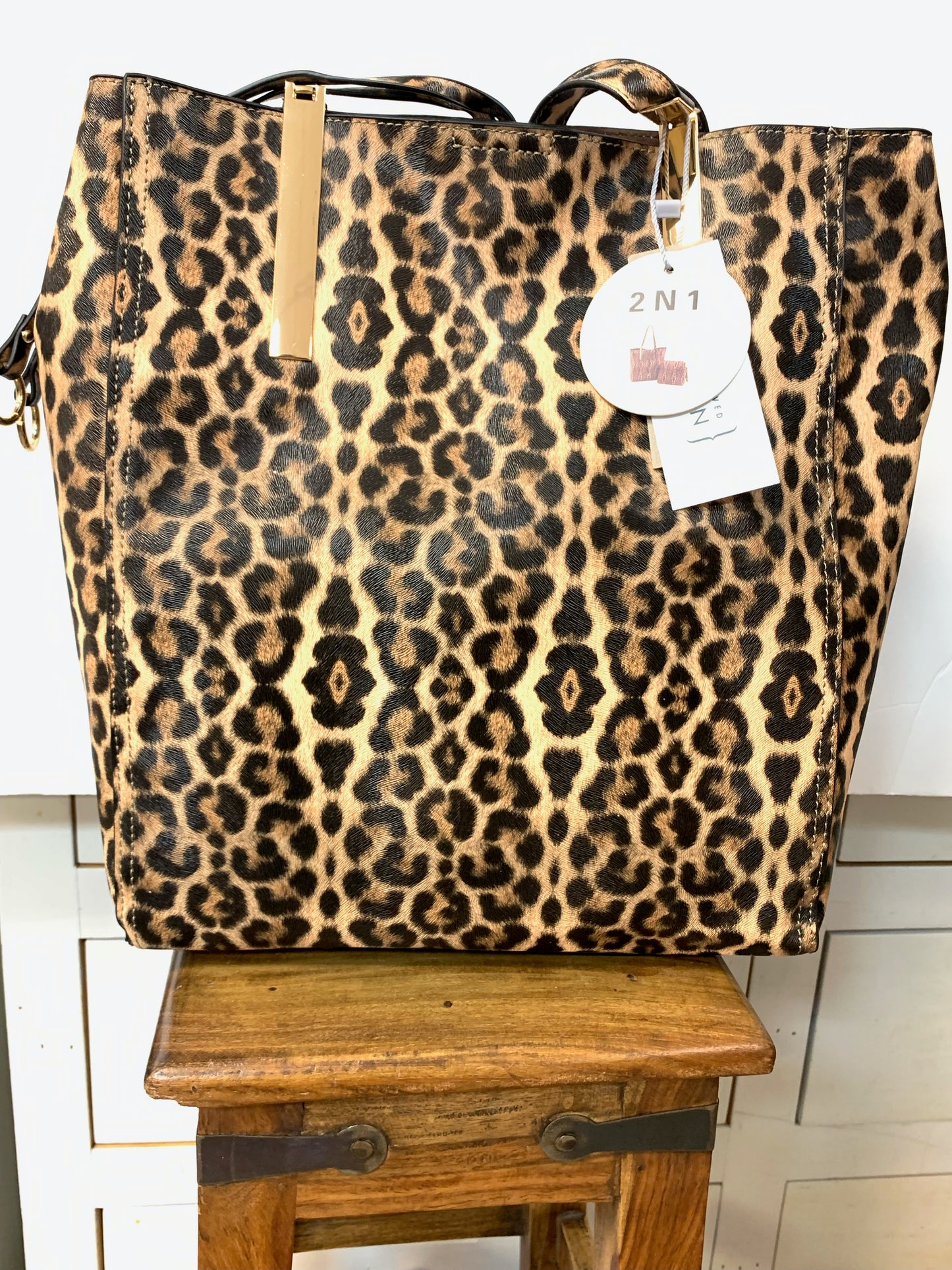 2 in 1 LEOPARD PURSE