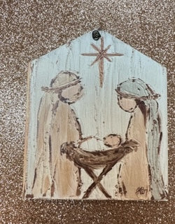 6" Nativity Ornament