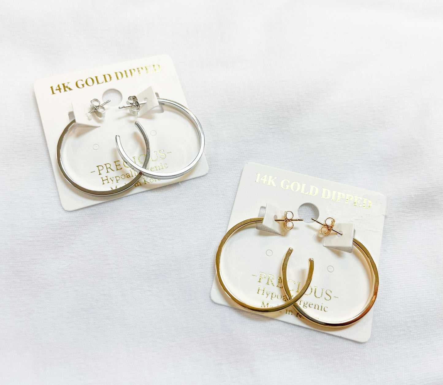 Thin Classic Hoops