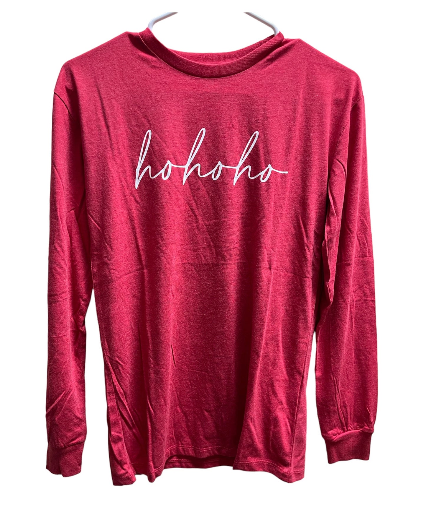 HoHoHo Long Sleeve Crew Neck T-Shirt