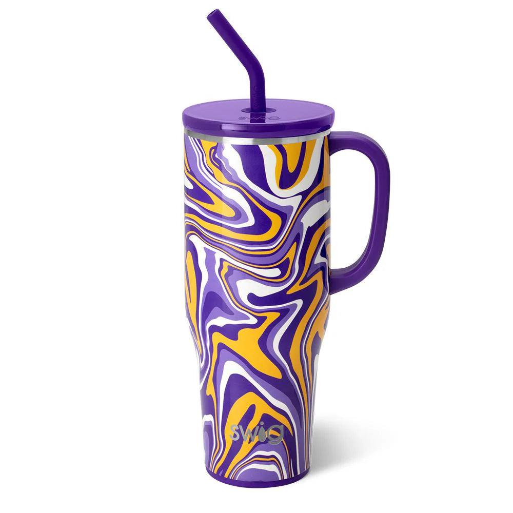 40oz Fanzone Purple & Yellow Mega Mug