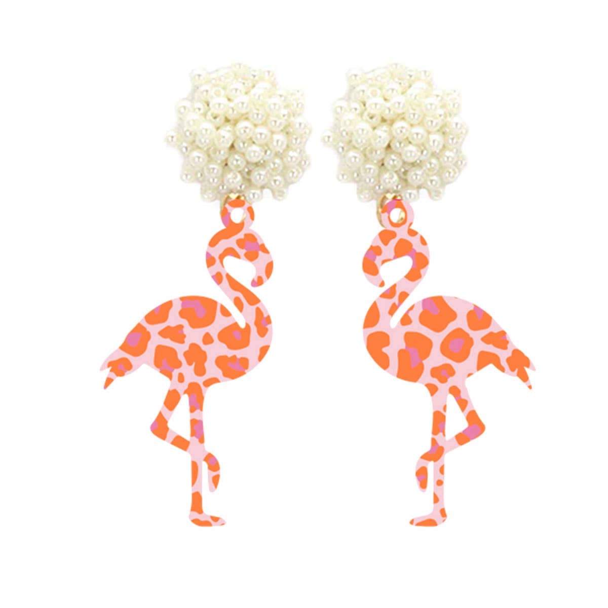 Acrylic Flamingo Earrings