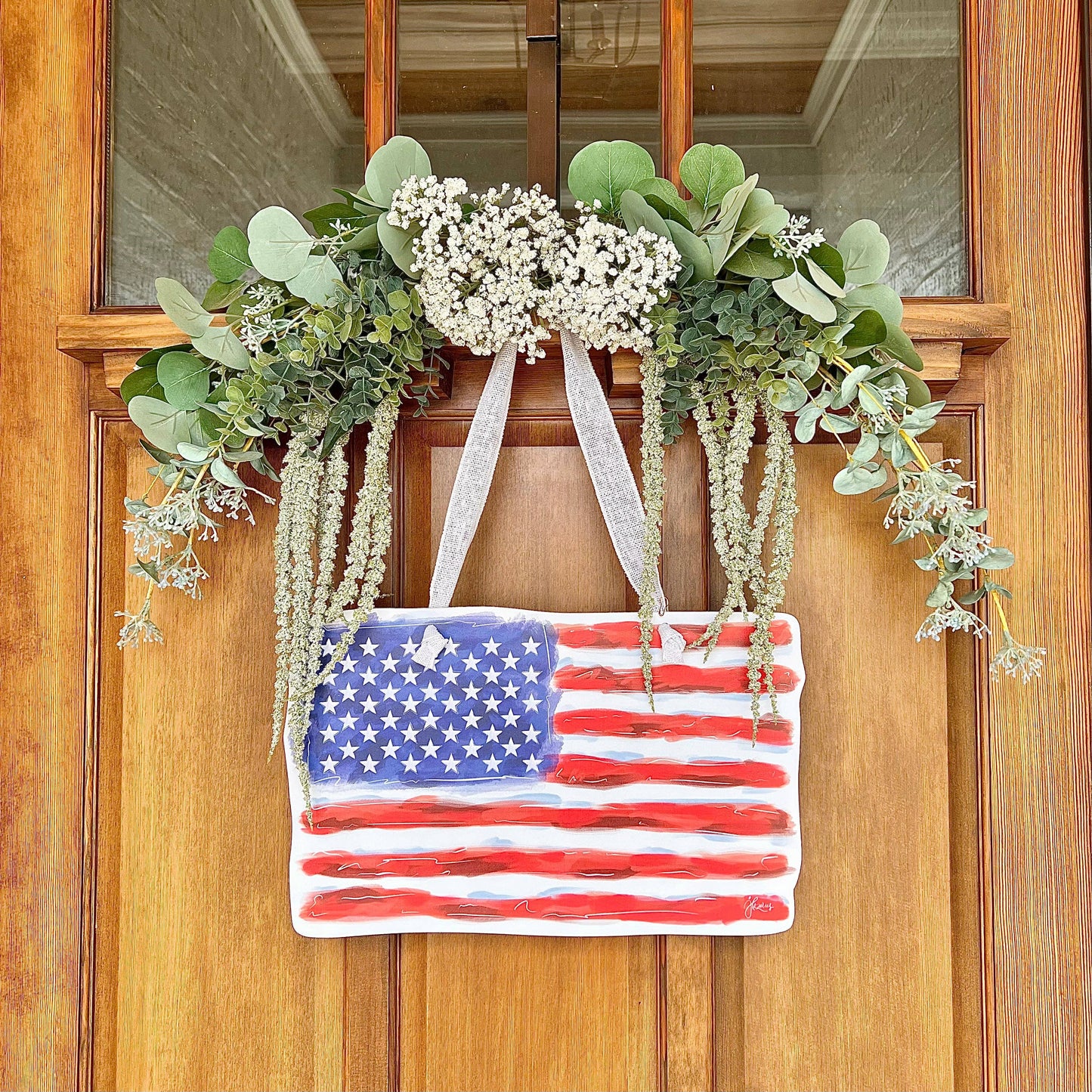 American Flag Door Hanger