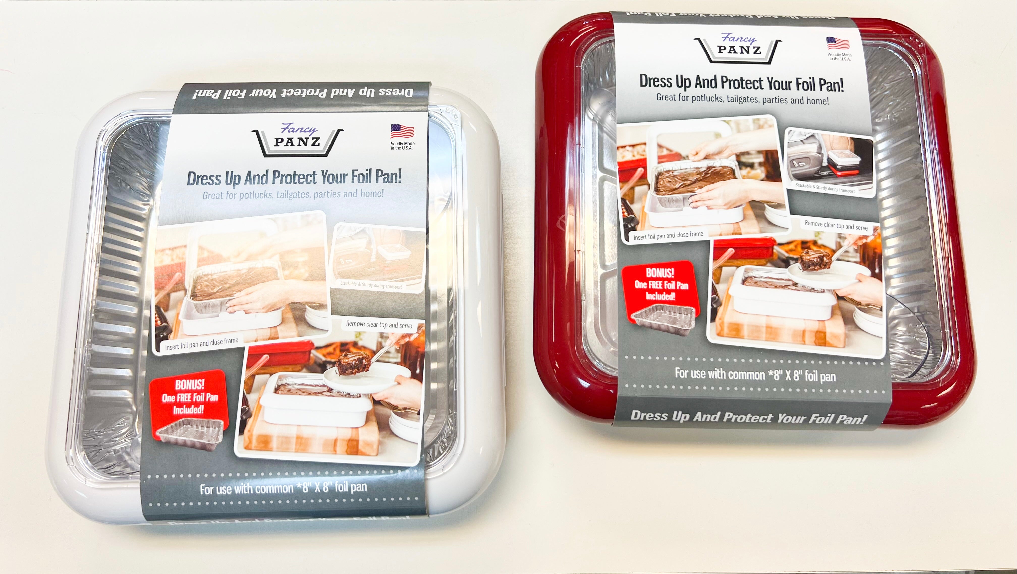 Fancy Panz 8x8 Pan - Red – The Just Because Gift Company