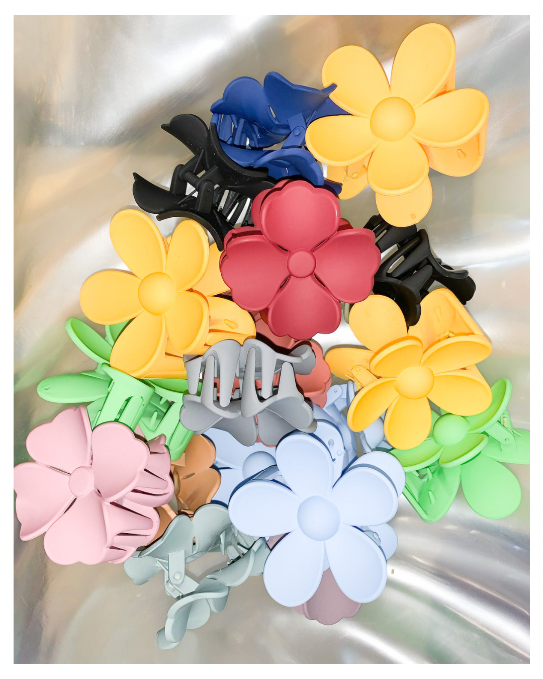 Flower Hair Clips