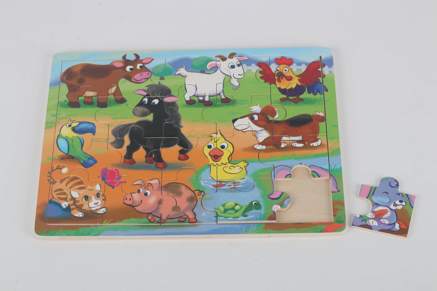Wooden Farm Yard Friends Wooden Puzzle