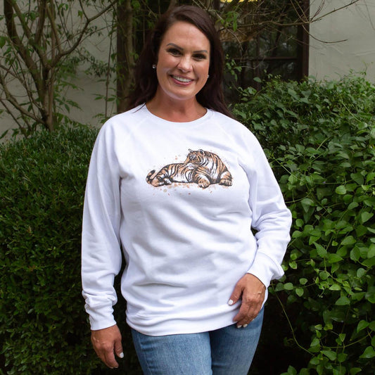 Tiger Crew Neck Sweatshirt