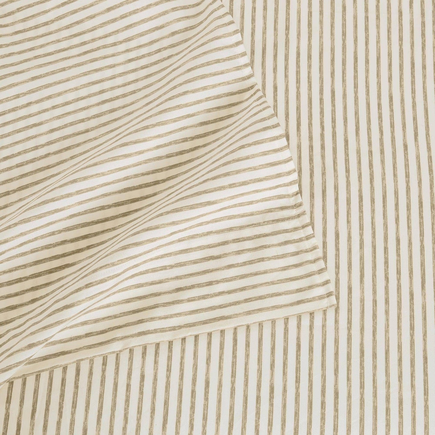 4-Piece Striped Microfiber Sheet Set - Evette Collection