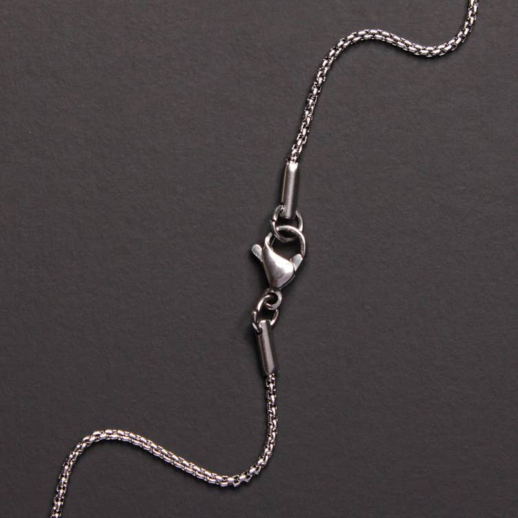LARGE STAINLESS STEEL CROSS NECKLACE FOR MEN