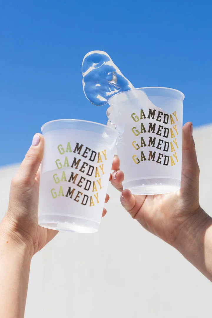 Gold Gameday Party Cups